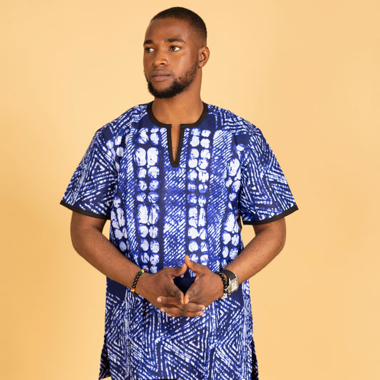 Tomiwa African Print Kaftan Top