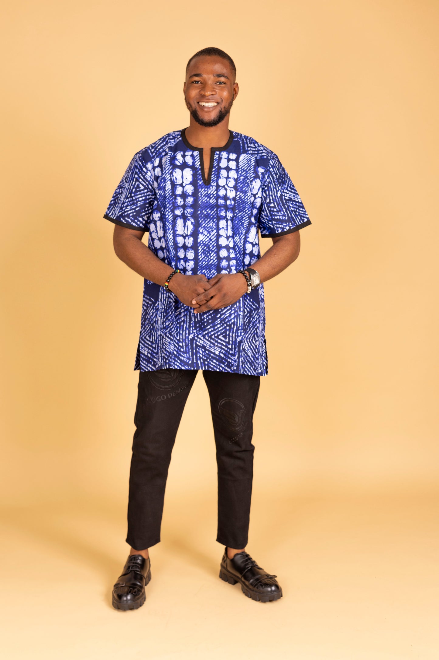 Tomiwa African Print Kaftan Top