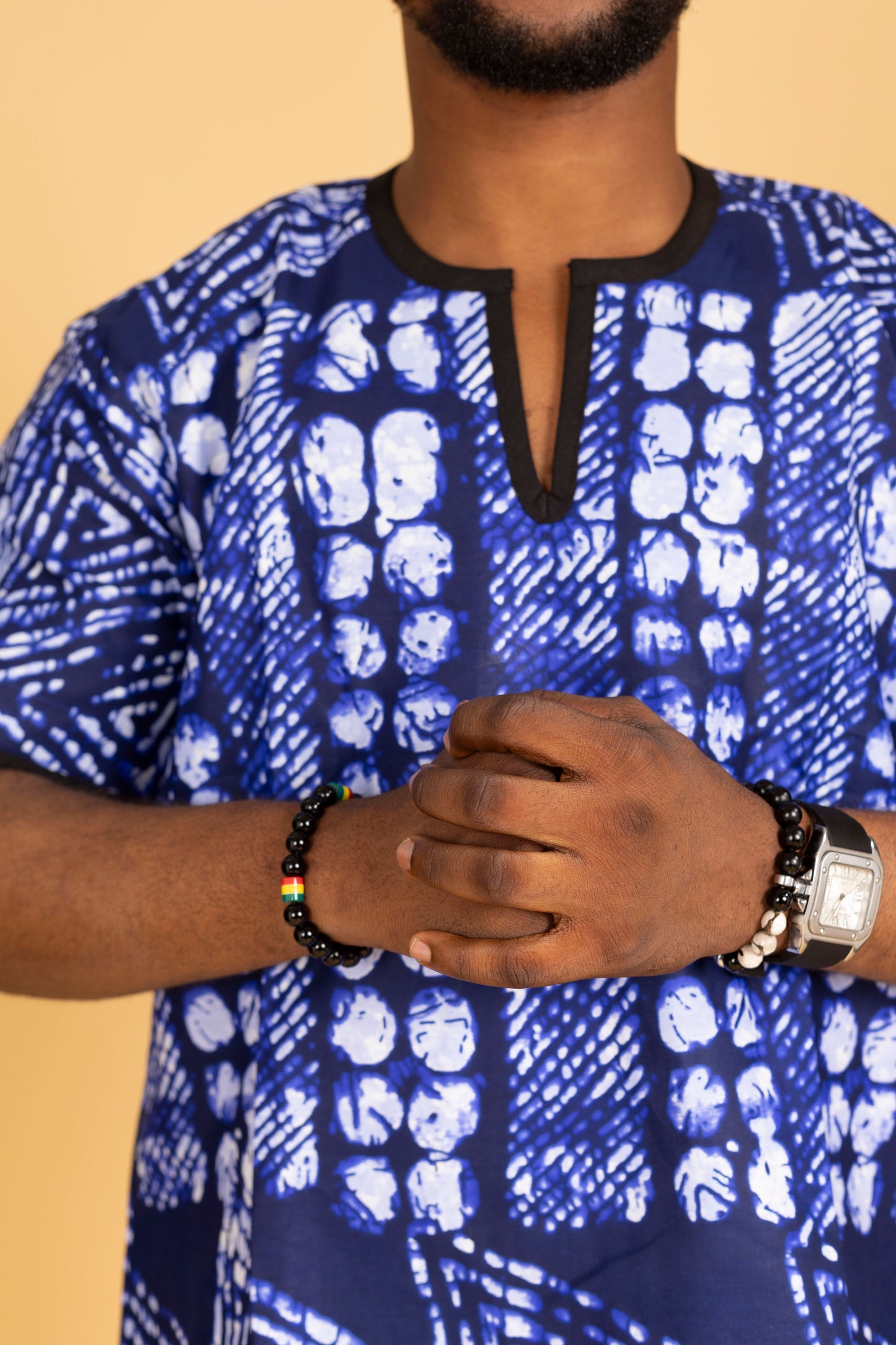 Tomiwa African Print Kaftan Top