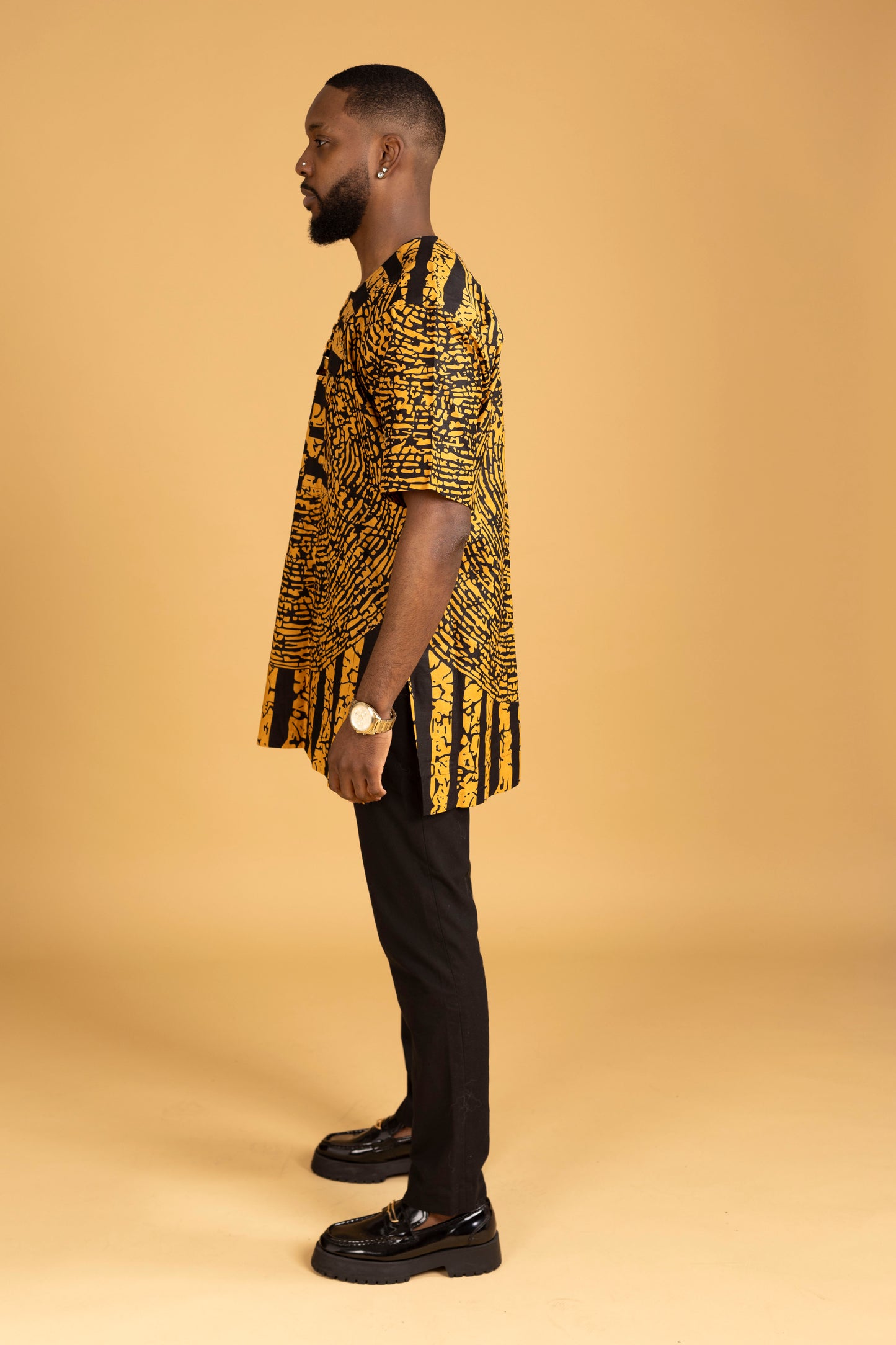 Fola African Print Kaftan Top