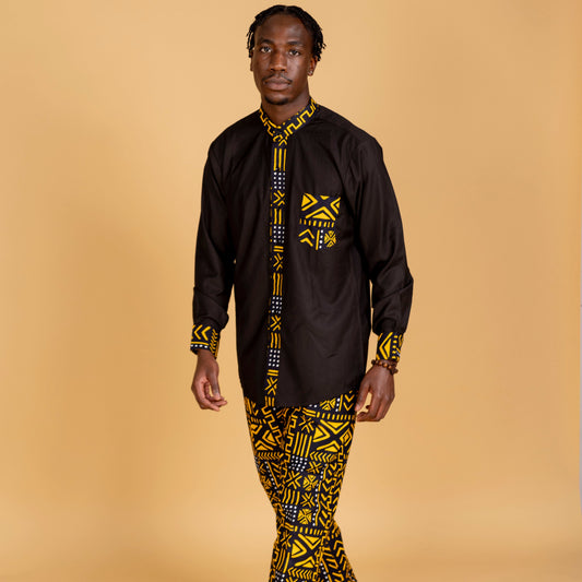 Femi African Print Trousers