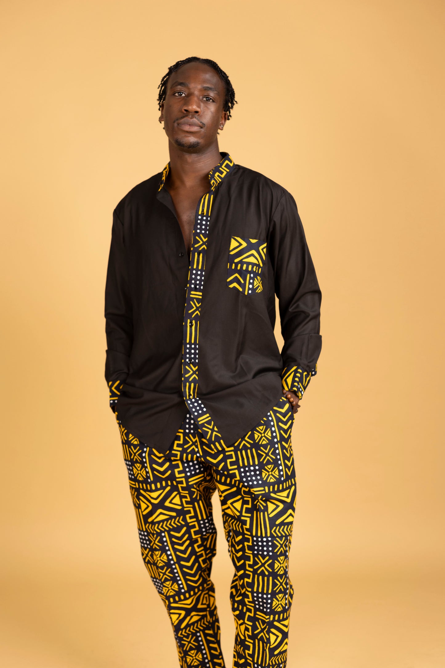 Femi African Print Trousers