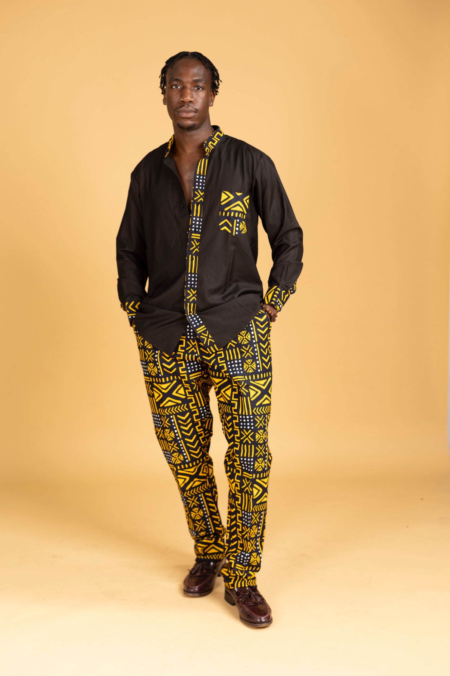 Femi African Print Trousers