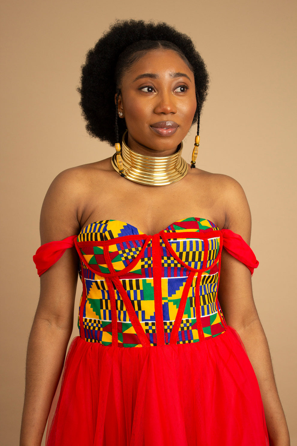 Maame Kente Corset Dress – Cultureville