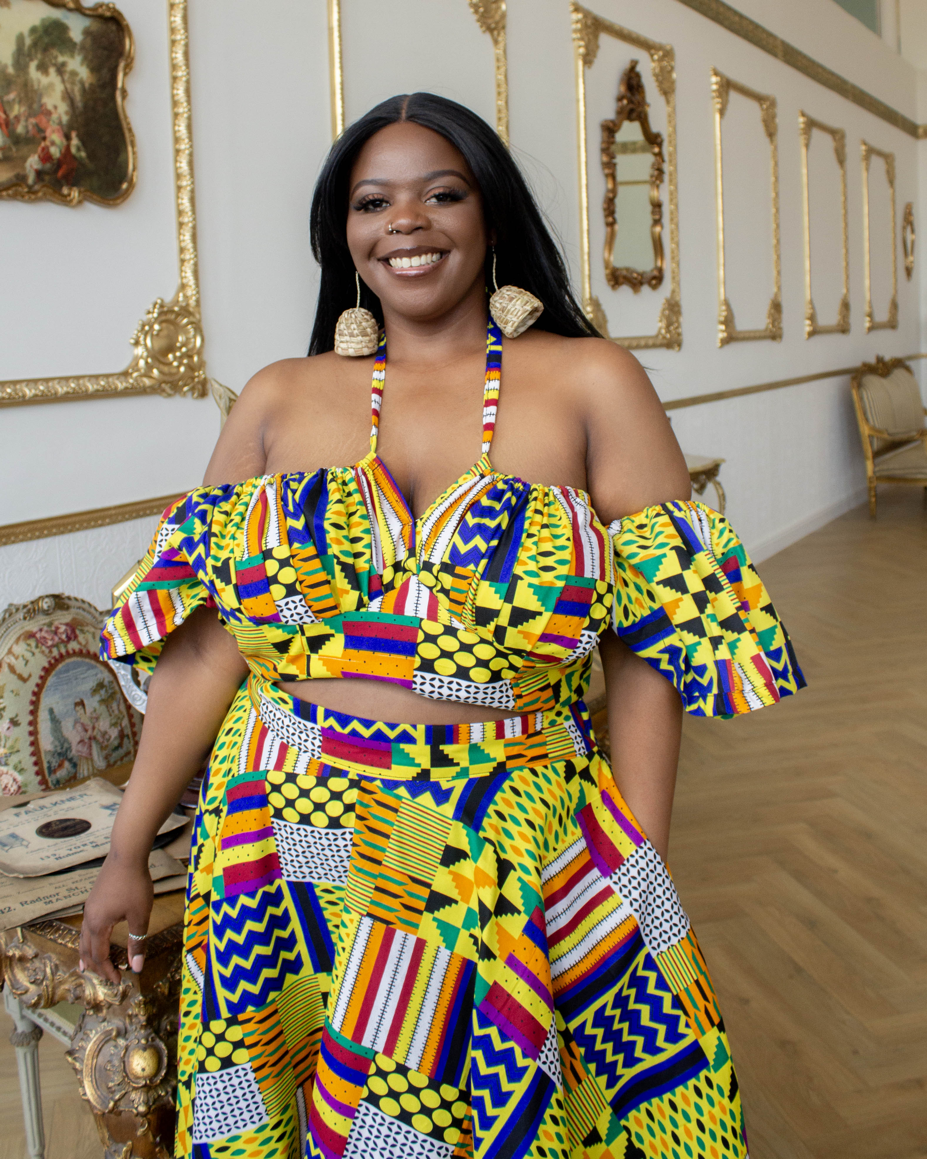 Rainbow maxi skirt uk sale