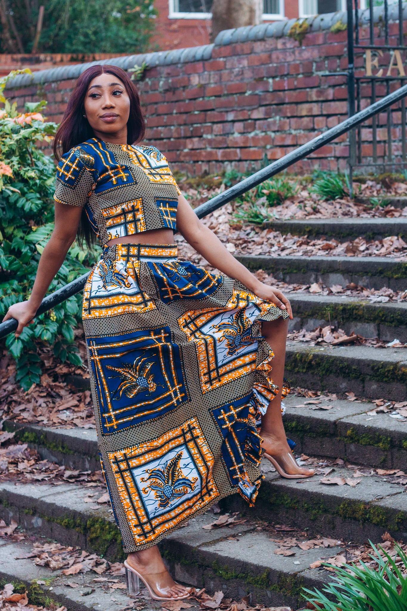 African print best sale maxi skirt uk