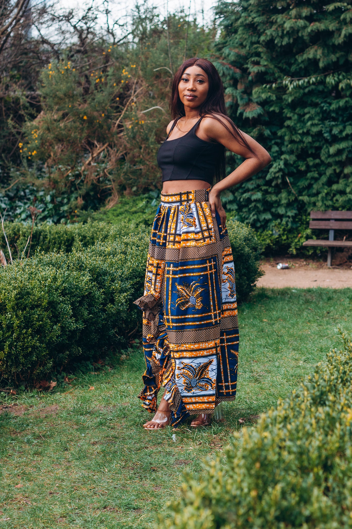 Temi High Waisted Maxi Skirt