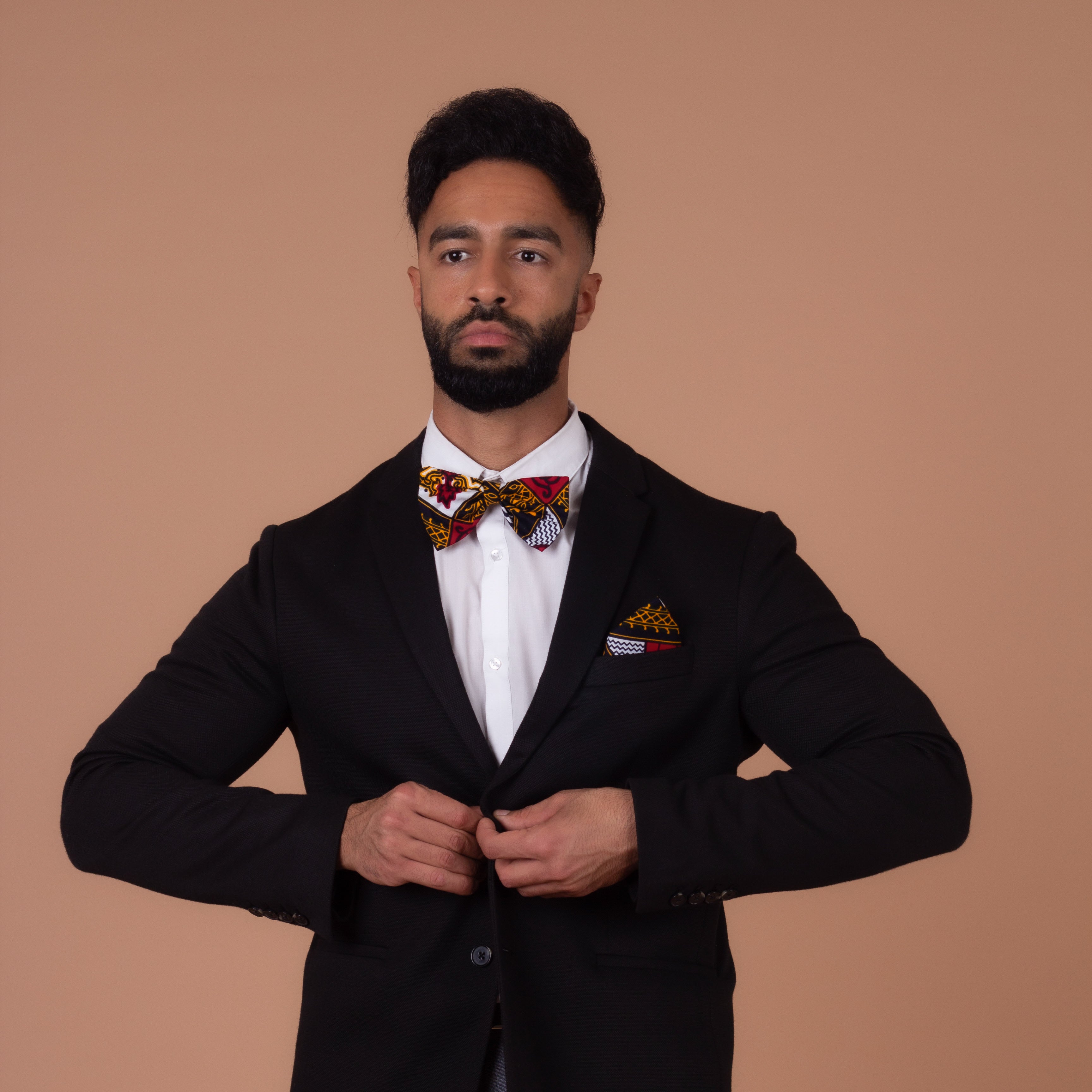 Teju Pocket Square Bow Tie Set Cultureville