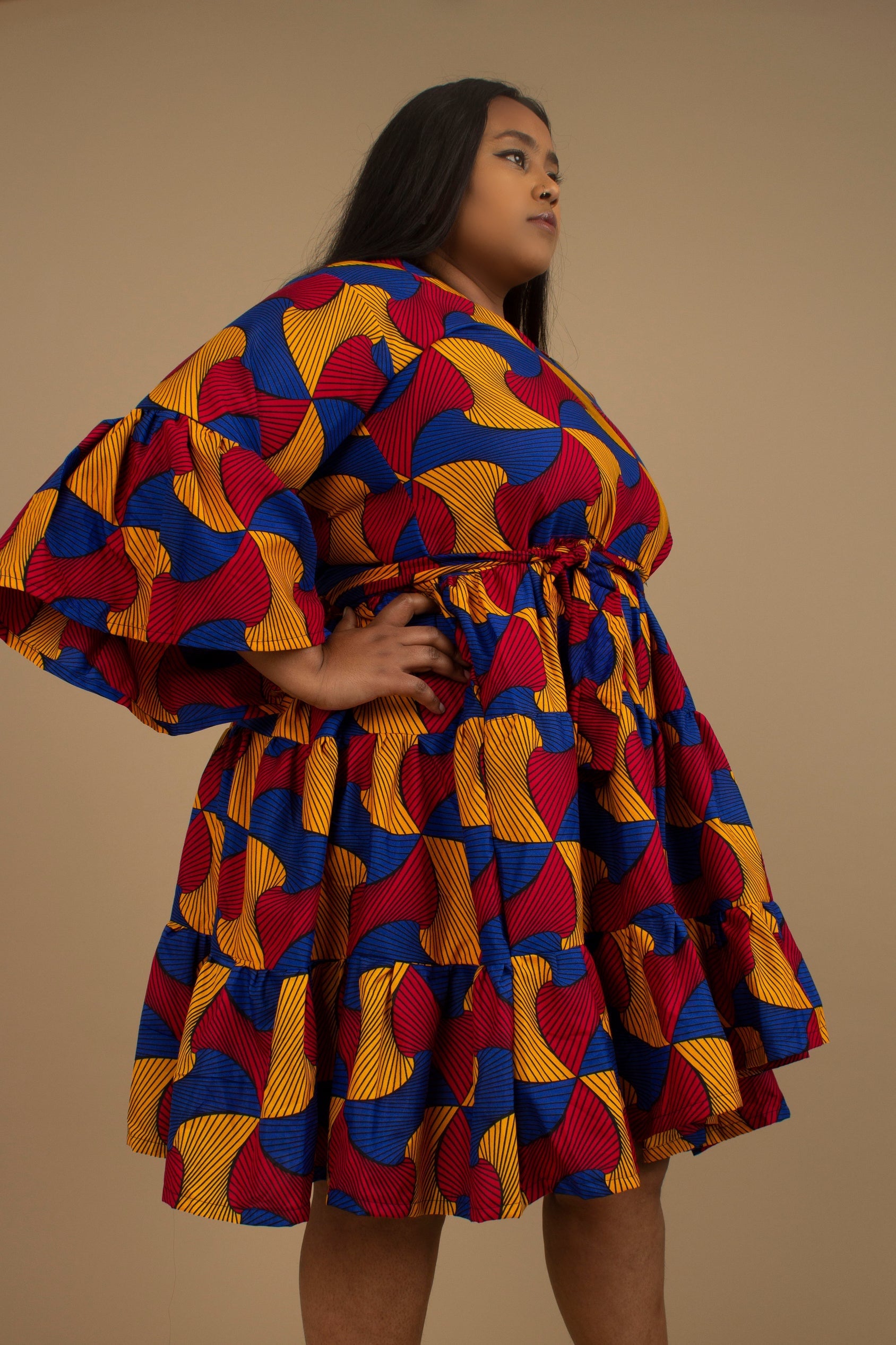 Kano African Print dress Cultureville